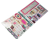 Toy Restore Replacement Stickers Fits Loving Family Grand Doll House Purple Roof