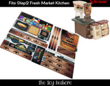 Toy Restore Replacement Stickers Fits Step2 Fresh Market Play Kitchen Decals