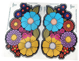 Toy Restore Black Flower Sticker for Step2 Little Tikes Kids Cars Trucks Ride-on
