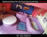 Toy Restore Replacement Stickers Fits Little People Sweet Sounds Home J9000 Set