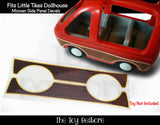 The Toy Restore Replacement Stickers fits Little Tikes Dollhouse Minivan Van Wood Panel Decals