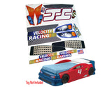 Toy Restore Replacement Stickers Step2 Stock Car Convertible Toddler to Twin Bed