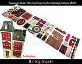 Toy Restore Replacement Sticker Fits Loving Family Home Holidays Dollhouse X3055