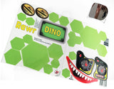 Toy Restore Replacement Stickers fits Little Tikes Dino Cozy Coupe Car Hexagon