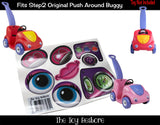 Toy Restore Replacement Decals fits Step2 Push Around Buggy Girl Original