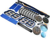 Toy Restore Replacement Stickers fits Delta Childrens Turbo Race Car Bed