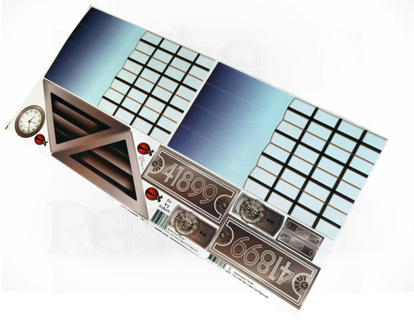 Toy Restore Replacement Stickers Fits Little Tikes Cape Cottage Playhouse Silver