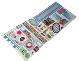 Toy Restore Replacement Stickers Fits Loving Family Grand Doll House 74618 Blue Roof