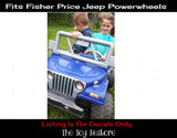 Toy Restore Replacement Stickers Fits Power Wheels Jeep Wrangler 12V Ride-on