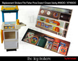 Toy Restore Replacement Stickers Fits Fun With Food Magic Burner Kitchen Center #2170 Full Set