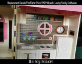 Toy Restore Replacement Stickers Fits Loving Family 1999 Grand Dollhouse #74649