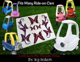 Toy Restore Butterfly DIY Custom Decals Replacement Stickers Ride-on Car Truck