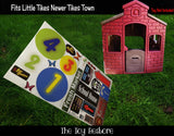 Toy Restore Replacement Stickers Fits Little Tikes Newer Tikes Town Playhouse Decals