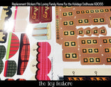 Toy Restore Replacement Sticker Fits Loving Family Home Holidays Dollhouse X3055