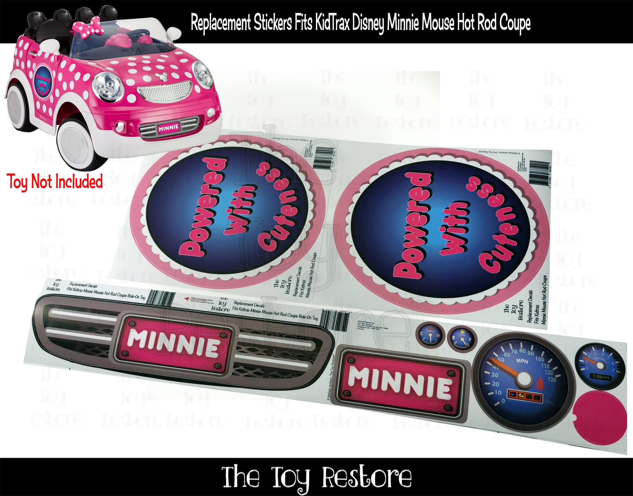 Kid trax store minnie mouse coupe