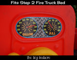 The Toy Restore Replacement Stickers Spare Decals Fits Step2 Firetruck Fire Engine Toddler Bed