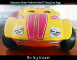 Toy Restore Replacement Stickers Fits 72 Mattel BARBIE Breezy Dune Buggy & Camper Camping