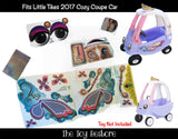 The Toy Restore Fairy Coupe Decals Replacement Stickers fits Little Tikes 2017 Cozy Coupe
