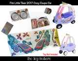 The Toy Restore Fairy Coupe Decals Replacement Stickers fits Little Tikes 2017 Cozy Coupe