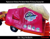 Toy Restore Replacement Stickers Fits Mattel BARBIE Breezy Dune Buggy Camper Only 72