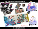 The Toy Restore Fairy Coupe Decals Replacement Stickers fits Little Tikes 2017 Cozy Coupe