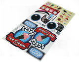 Toy Restore Replacement Stickers fits Little Tikes Ice Cream Cozy Truck