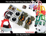 Toy Restore Replacement Stickers fits Little Tikes T-Rex Cozy Coupe Car Ride-on Set Basic eyes