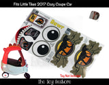 Toy Restore Replacement Stickers fits Little Tikes T-Rex Cozy Coupe Car Ride-on Set Basic eyes