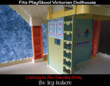 Replacement Decals Fits Vintage Playskool Victorian Dollhouse