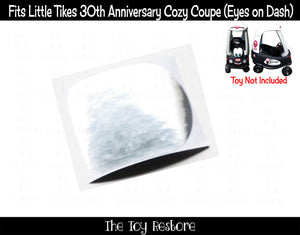 Reflective Mirror Decal Only Replacement Stickers for Little Tikes 30th Anniversary Cozy Coupe Car