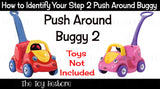 Decals Replacement Sticker Fits Step2 Push Around Buggy 2 II Ride-on Car