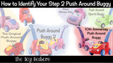 Decals Replacement Sticker Fits Step2 10th Anniverary Push Around Buggy Ride-on Car