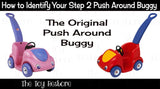 Decals Replacement Sticker Fits Step2 Original Push Around Buggy Ride-on Car Toy Girl