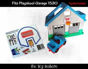 The Toy Restore Replacement Stickers Fits Vintage 1991 Playskool Garage 1530 Decals