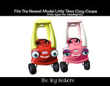 The Toy Restore Iris Color Decals Replacement Stickers fits Little Tikes 30th Anniversary Cozy Coupe With Eyes