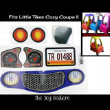 Replacment Stickers Fits Little Tikes Cozy Coupe II Ride-on Car Toy Color choice