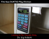 Replacement Stickers for Ikea DUKTIG Play Kitchen Decals Microwave Dial Oven Panel, Dishwasher