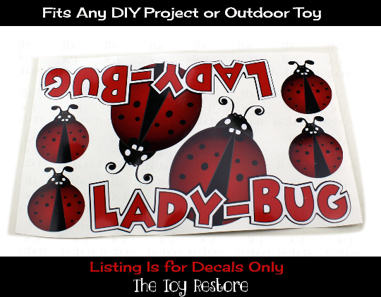 Ladybug Stickers | Ladybug Vinyl Stickers | Diecut Ladybug Stickers |  Insect Stickers | weather proof sticker