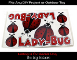The Toy Restore Ladybug Decals Replacement Stickers fits DIY Project or Custom Cozy Coupe Car  Ride-on