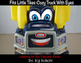 The Toy Restore Personalized Replacement Stickers fits Little Tikes Cozy Coupe Truck With Eyes on Dash Boy