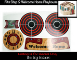 The Toy Restore Replacement Stickers Spare Decals fits Step 2 Step2 Playhouse Welcome Home Cubby