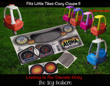 The Toy Restore Replacement Decals Stickers fits Little Tikes Tykes Cozy Coupe II Car (without Eyes) Hawaii Plate