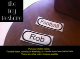 The Toy Restore Replacement Stickers fits Little Tikes Football Toy Box